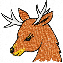 Gazelle Embroidery Design 9 Gazelle Embroidery Design 9